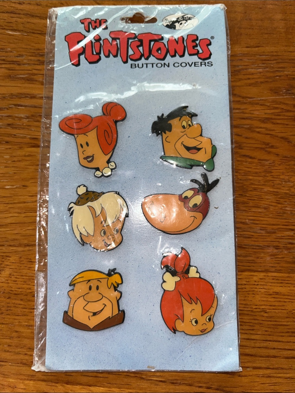 The Flintstones Button Covers - Official Design